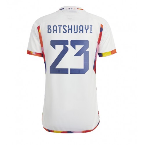 Belgien Michy Batshuayi #23 Replika Udebanetrøje VM 2022 Kortærmet